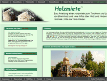 Tablet Screenshot of holzmiete.de